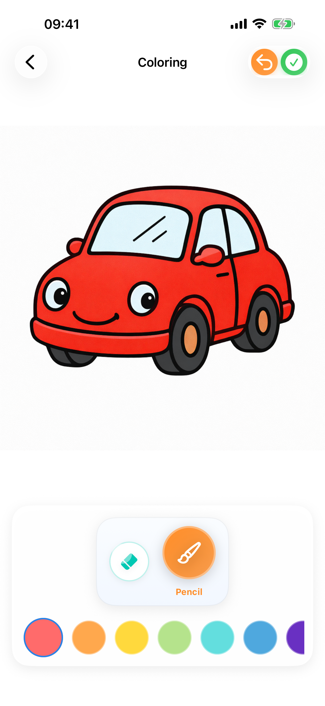 Ausmalhelden Zeichenansicht