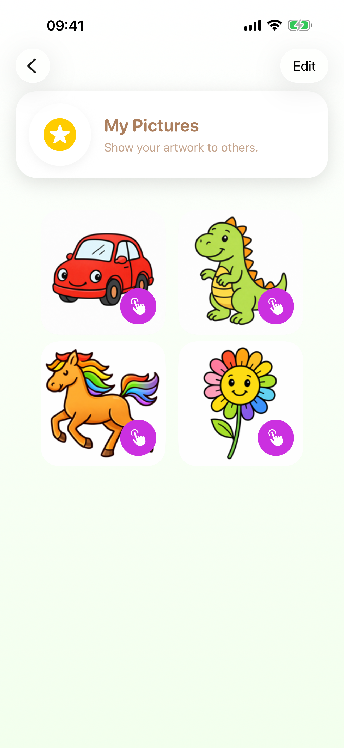 Ausmalhelden Home Screen