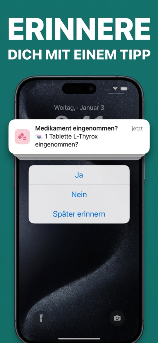 Remed Erinnerungseinstellungen